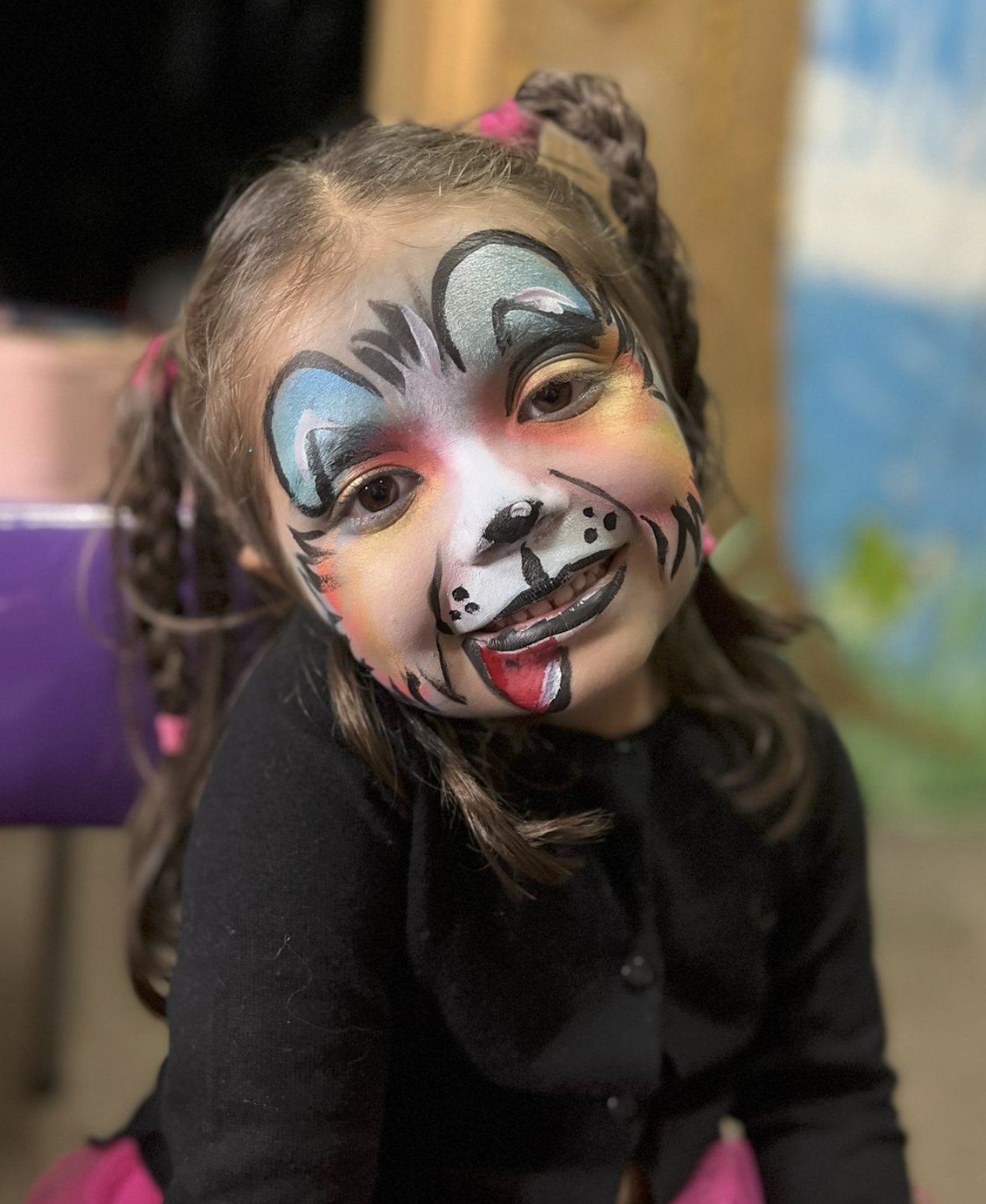Celebración del Día del Niño con pintacaritas